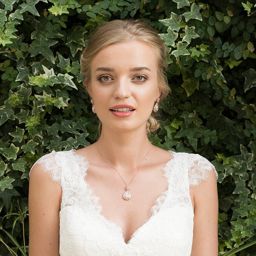 Parure Collier - Boucles d&#39;oreilles&lt;br&gt;Montgomery Rose - MP Paris