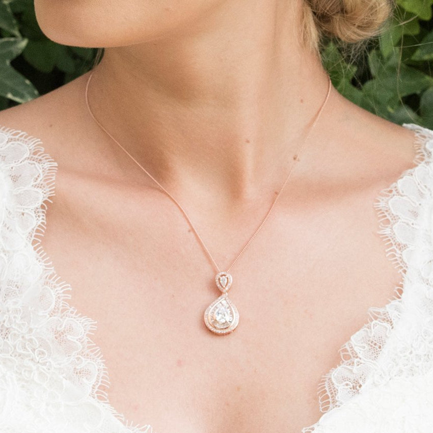 Parure Collier - Boucles d&#39;oreilles&lt;br&gt;Montgomery Rose - MP Paris