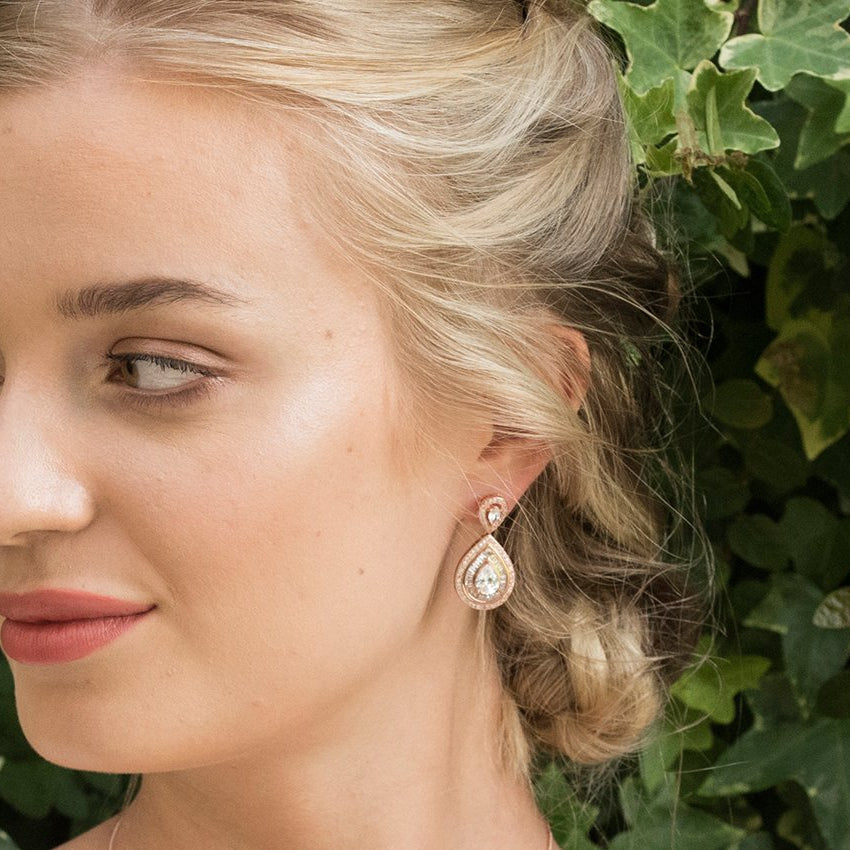 Parure Collier - Boucles d&#39;oreilles&lt;br&gt;Montgomery Rose - MP Paris