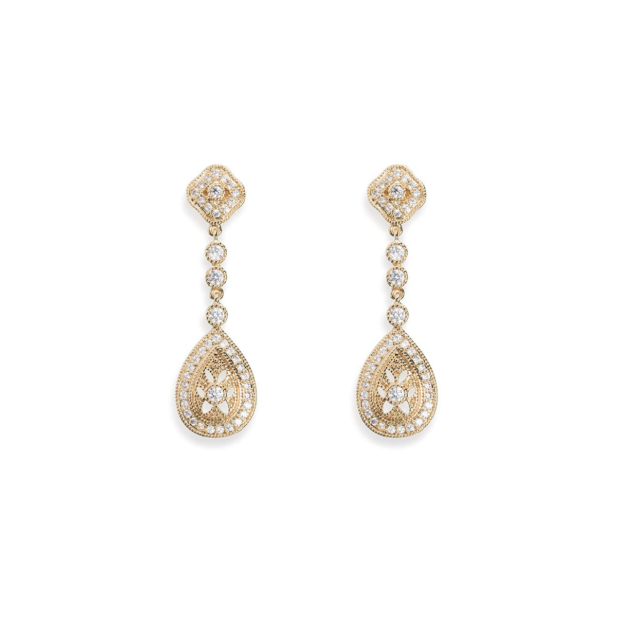 Parure Collier - Boucles d&#39;oreilles&lt;br&gt;Moonstruck Or - MP Paris