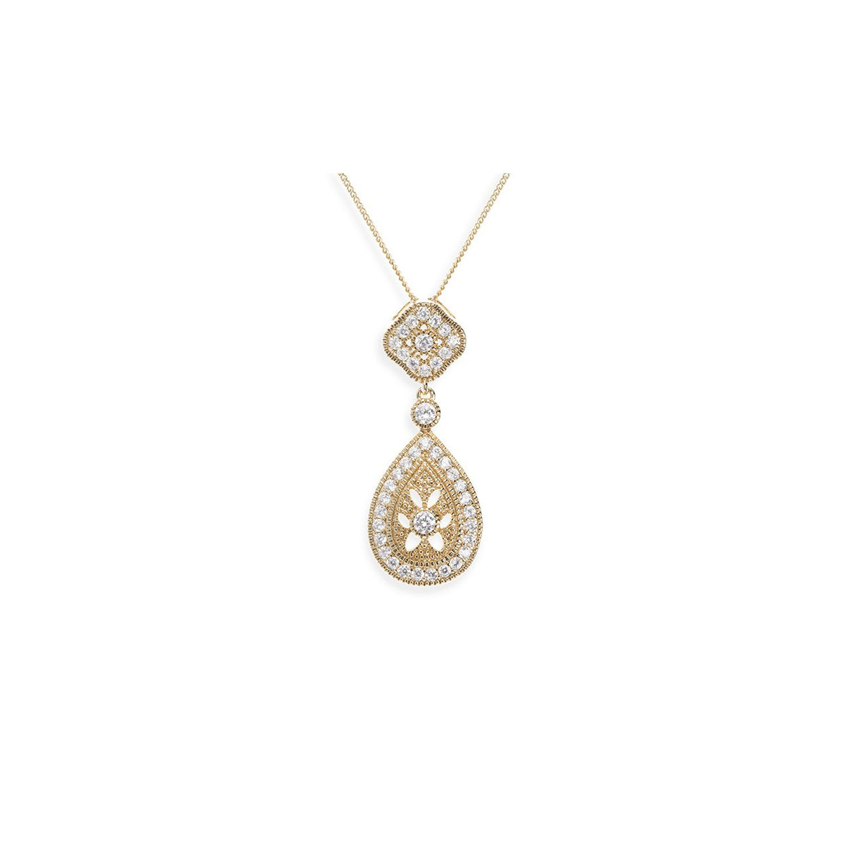 Parure Collier - Boucles d&#39;oreilles&lt;br&gt;Moonstruck Or - MP Paris