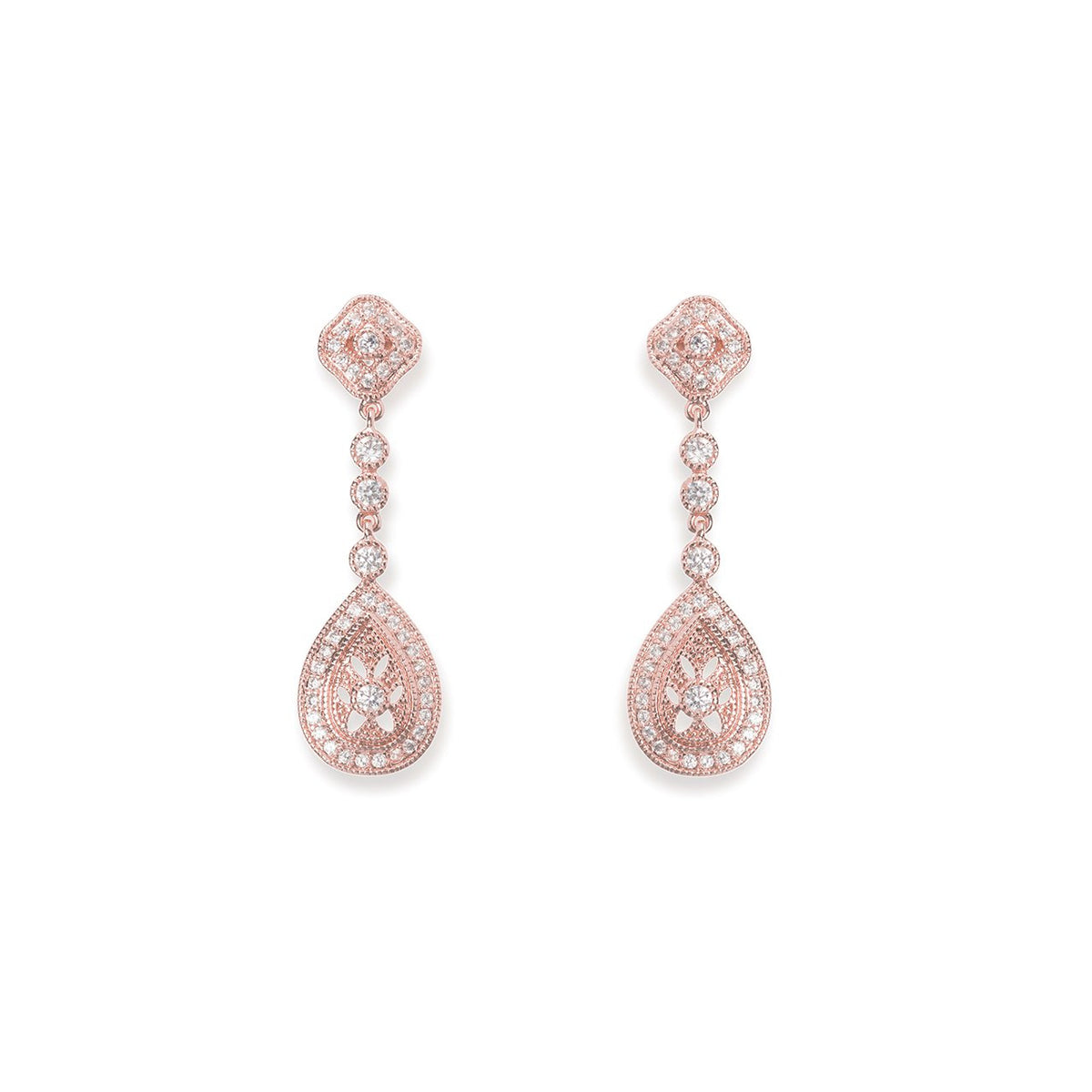 BOUCLES D&#39;OREILLES&lt;br&gt;Moonstruck Rose - MP Paris