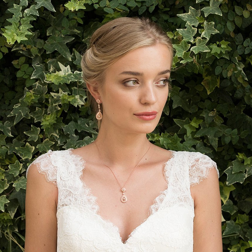 BOUCLES D&#39;OREILLES&lt;br&gt;Moonstruck Rose - MP Paris