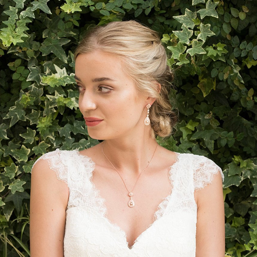 BOUCLES D&#39;OREILLES&lt;br&gt;Moonstruck Rose - MP Paris