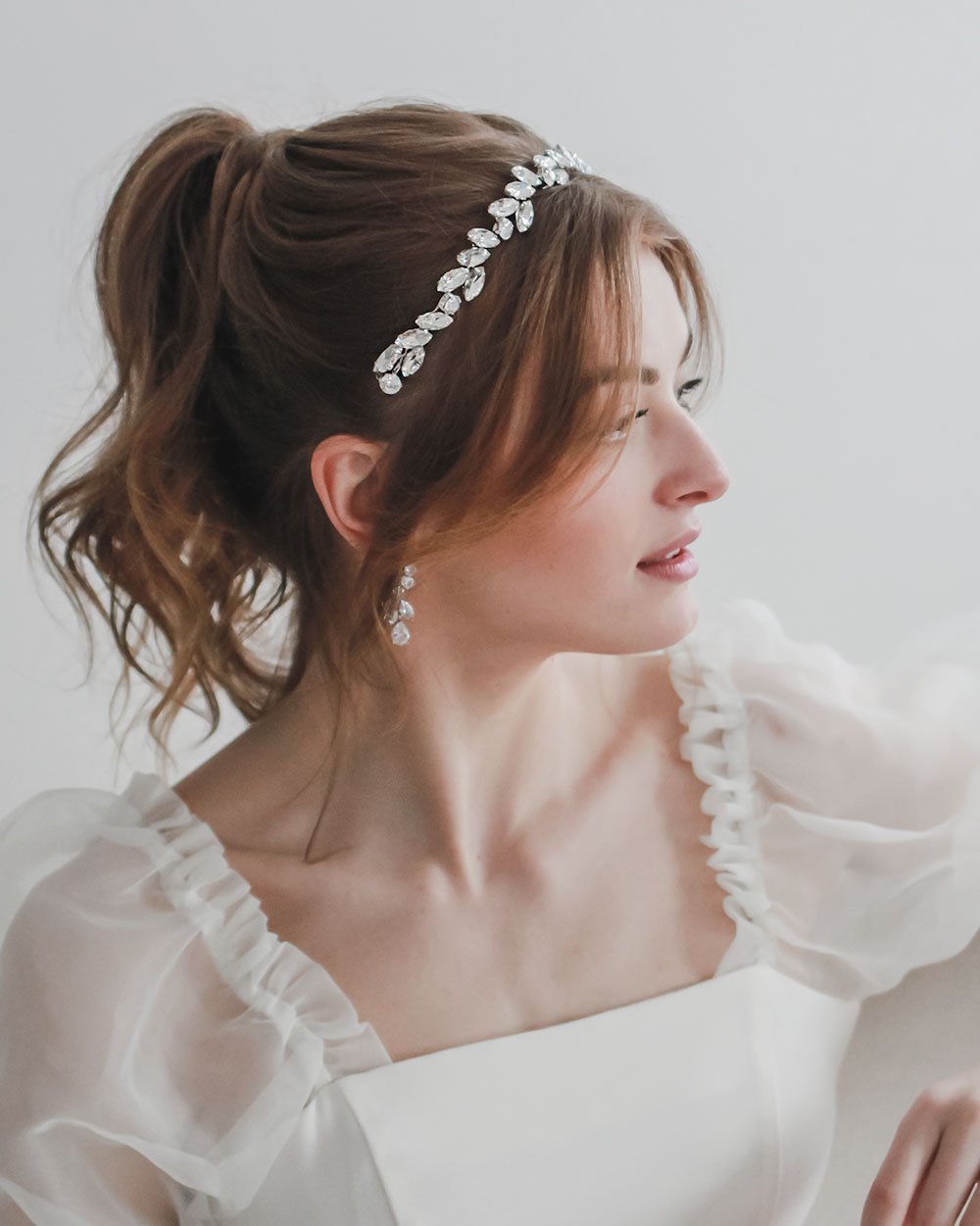 HEADBAND CHEVEUX MARIAGE&lt;BR&gt;Nora