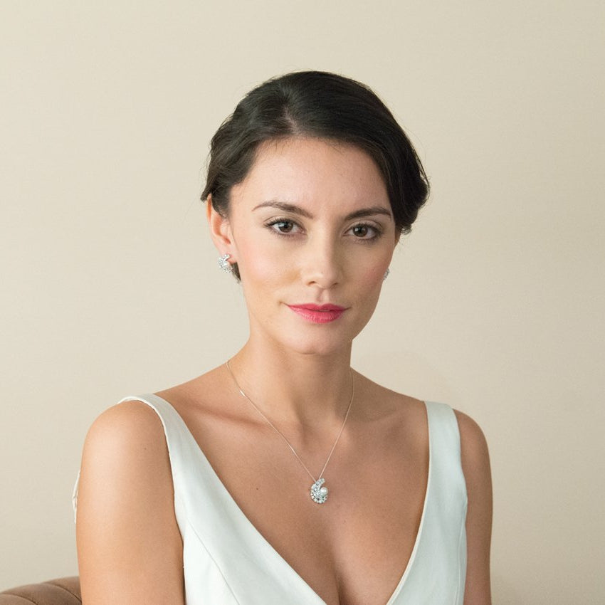 Parure Collier - Boucles d&#39;oreilles&lt;br&gt;Pavillion - MP Paris