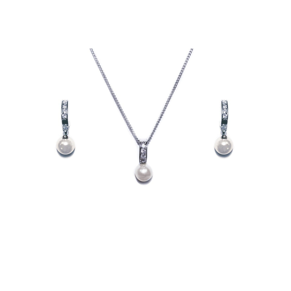 Parure Collier - Boucles d&#39;oreilles&lt;br&gt;Pearl Starlight - MP Paris