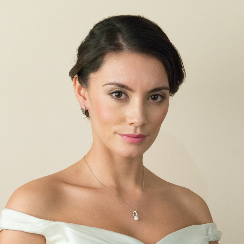 Parure Collier - Boucles d&#39;oreilles&lt;br&gt;Pearl Starlight - MP Paris