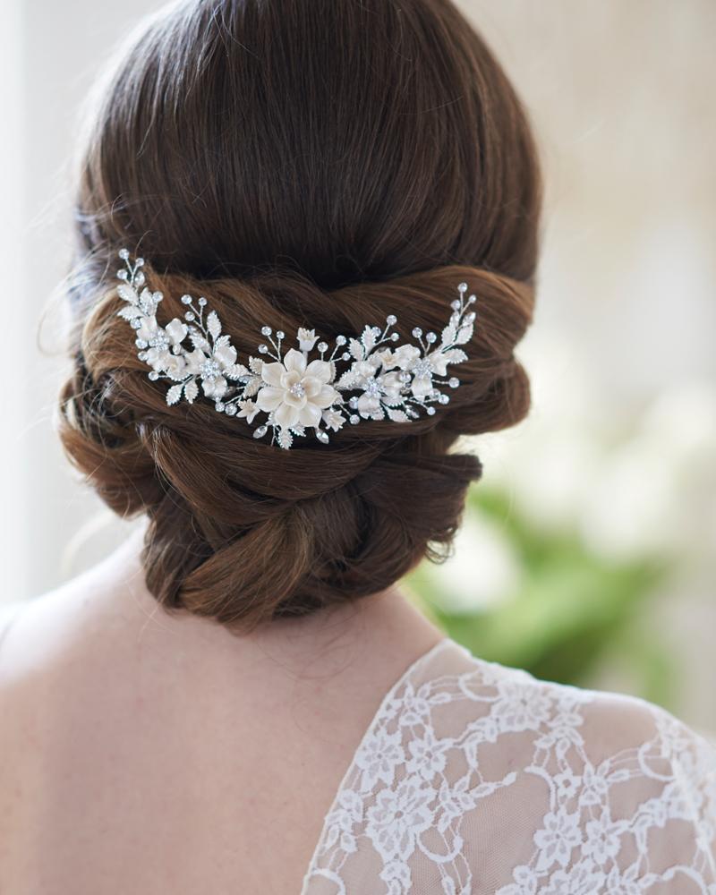 PEIGNE FLEUR MARIAGE&lt;BR&gt;Ivory - MP Paris