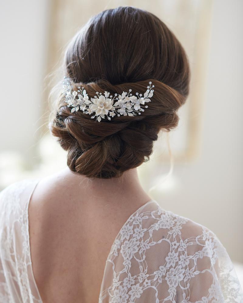 PEIGNE FLEUR MARIAGE&lt;BR&gt;Ivory - MP Paris