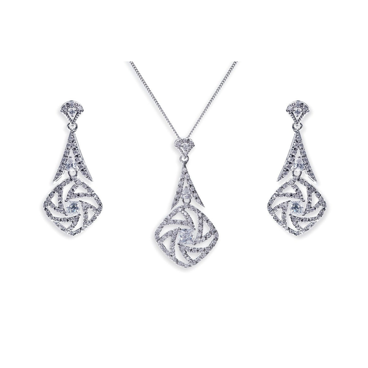 Parure Collier - Boucles d&#39;oreilles&lt;br&gt;Rockerfeller - MP Paris
