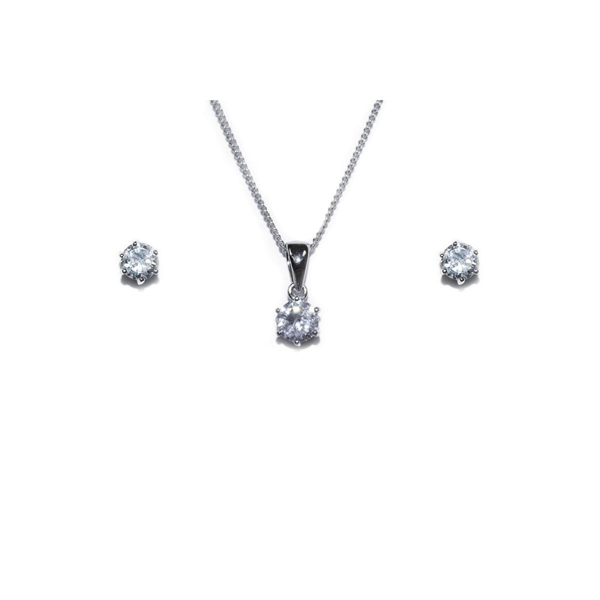 Parure Collier - Boucles d&#39;oreilles&lt;br&gt;Solitaire - MP Paris