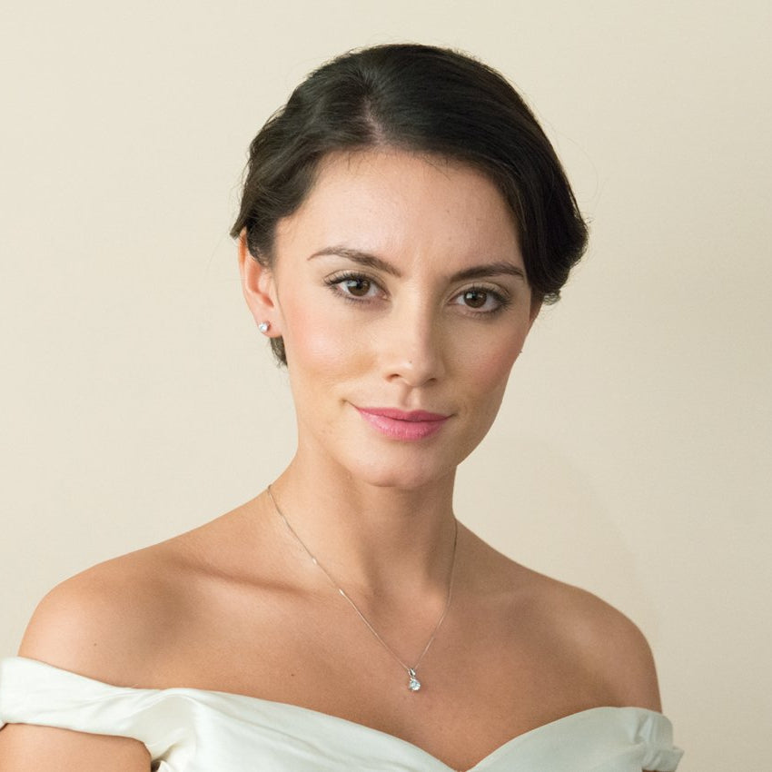 Yumilok Collier zircon et Boucles d'oreilles zircon pour femmes et Yumilok Collier zircon et Boucles d'oreilles zircon pour femmes et