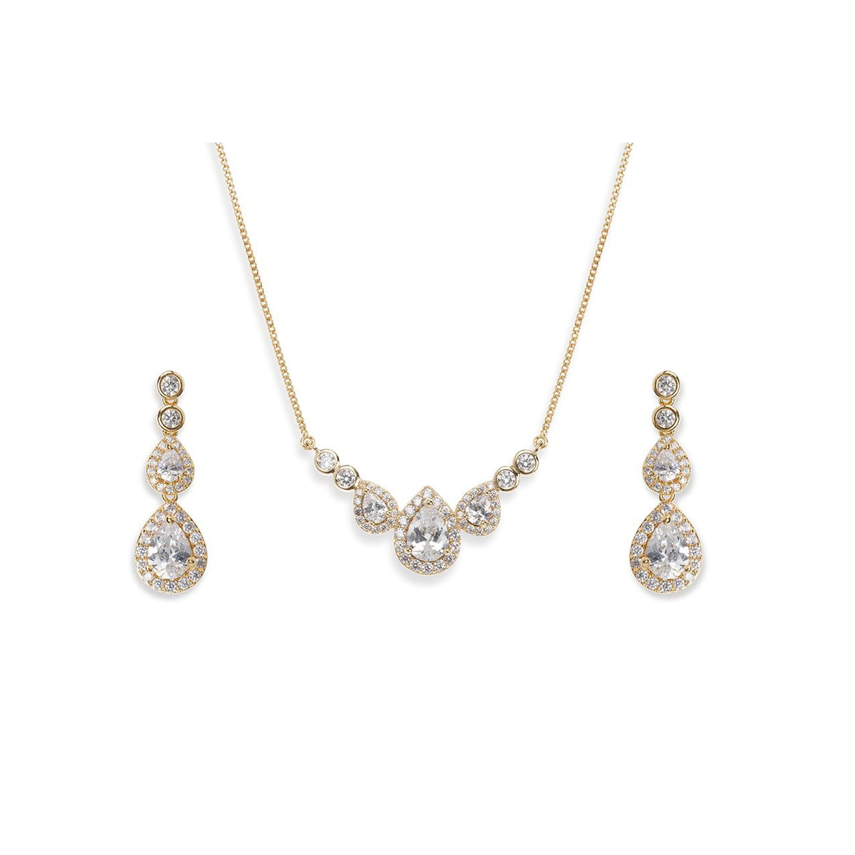 Parure Collier - Boucles d&#39;oreilles&lt;br&gt;Sorbonne Or - MP Paris