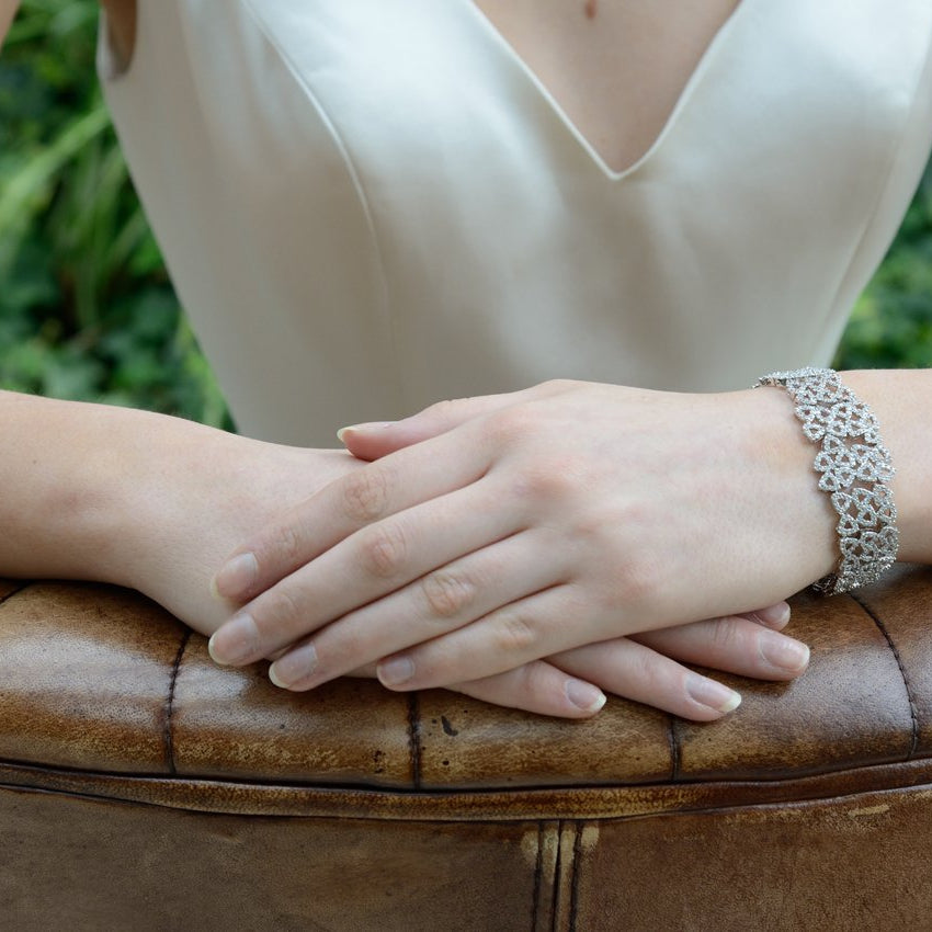 Bracelet de mariée&lt;br&gt;St Moritz - MP Paris