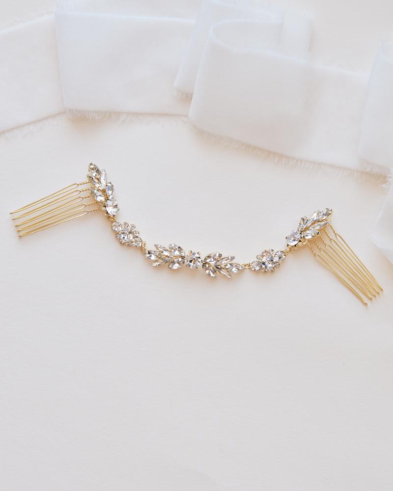 PEIGNE HEADBAND MARIAGE&lt;BR&gt;Mélanie Or