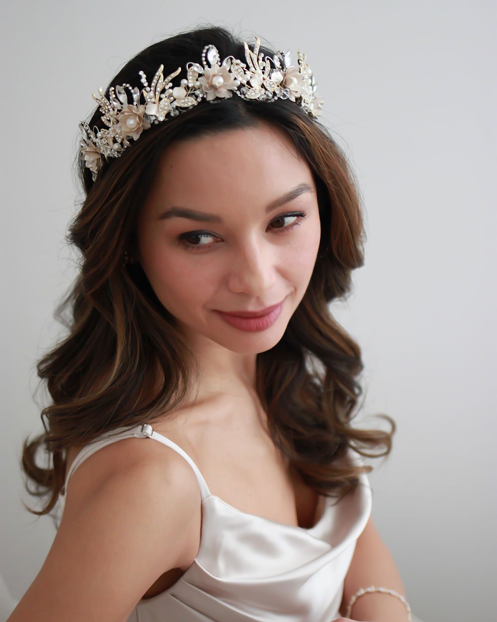 COURONNE DE CHEVEUX POUR MARIAGE&lt;BR&gt;Thea
