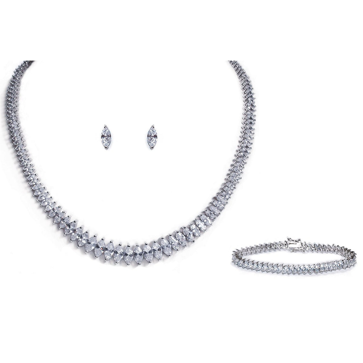 Parure Collier - Boucles d&#39;oreilles - Bracelet&lt;br&gt;True Love - MP Paris