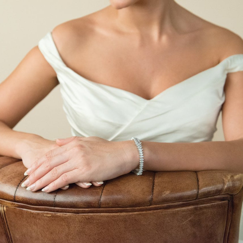 Bracelet de mariée&lt;br&gt;Tsarina - MP Paris