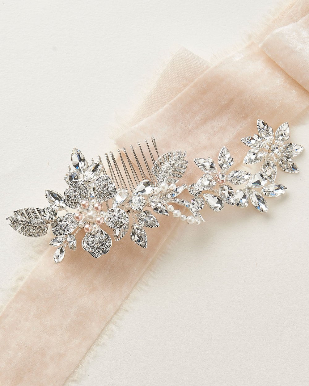 ACCESSOIRE CHEVEUX MARIAGE DORÉ&lt;BR&gt;Lily Floral Or - MP Paris