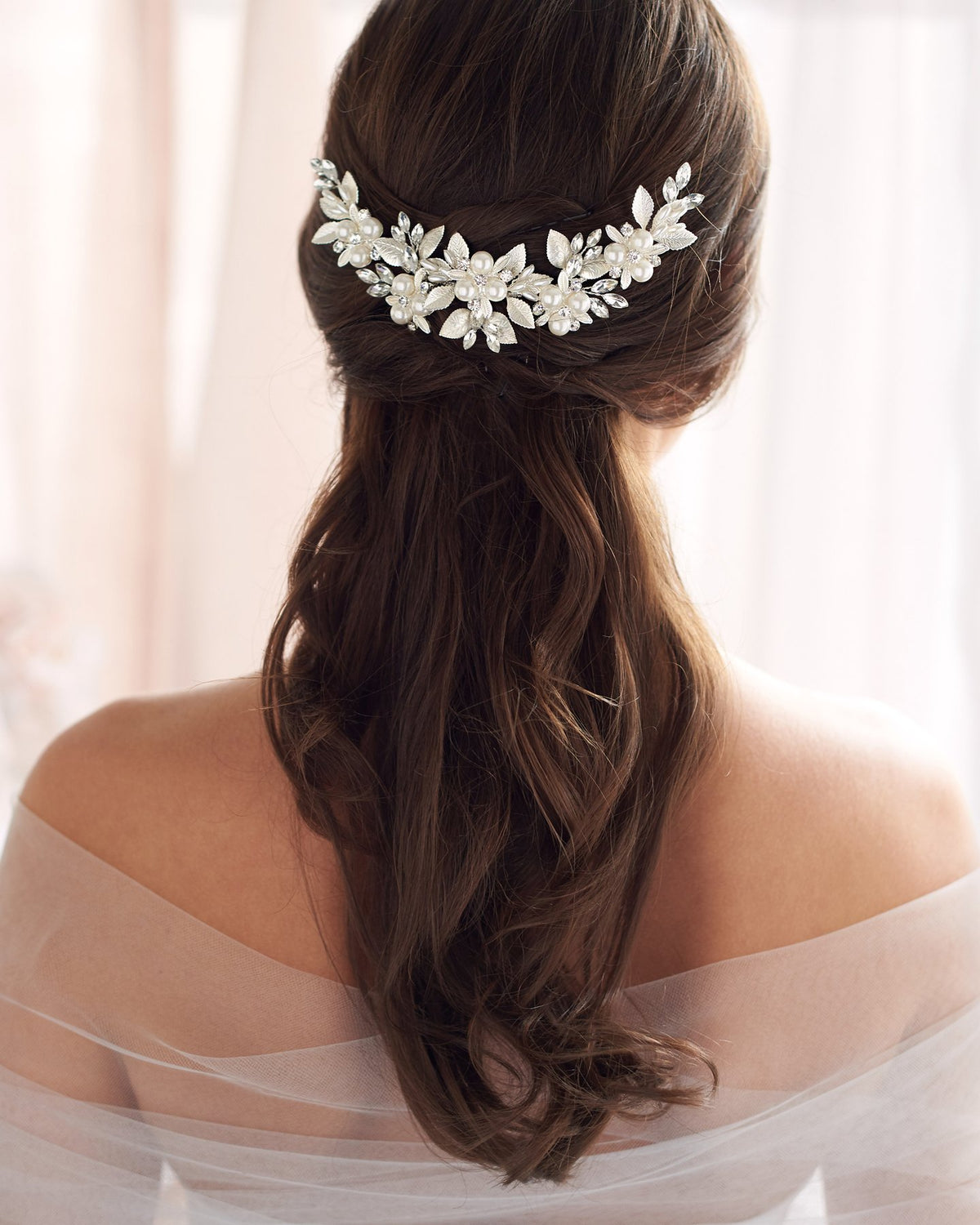 BIJOUX DE TETE PERLE&lt;BR&gt;Julia