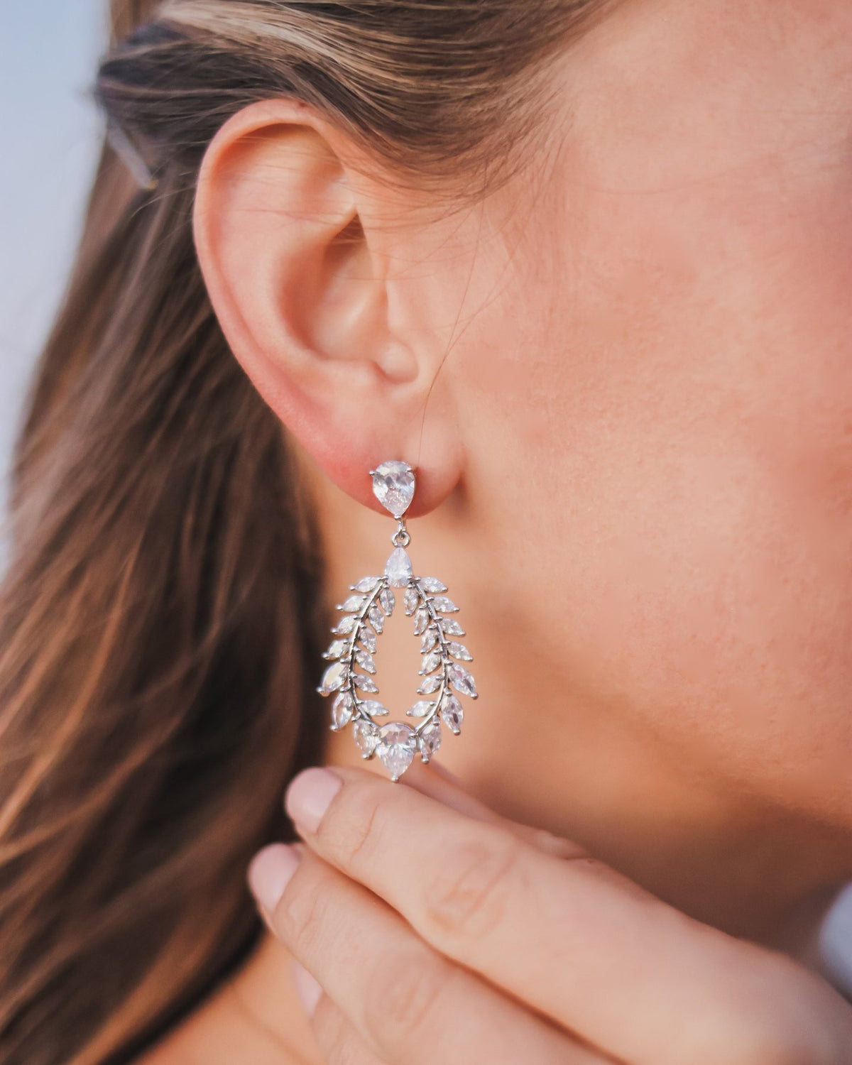 BOUCLES D OREILLES MARIÉE&lt;BR&gt;Janna