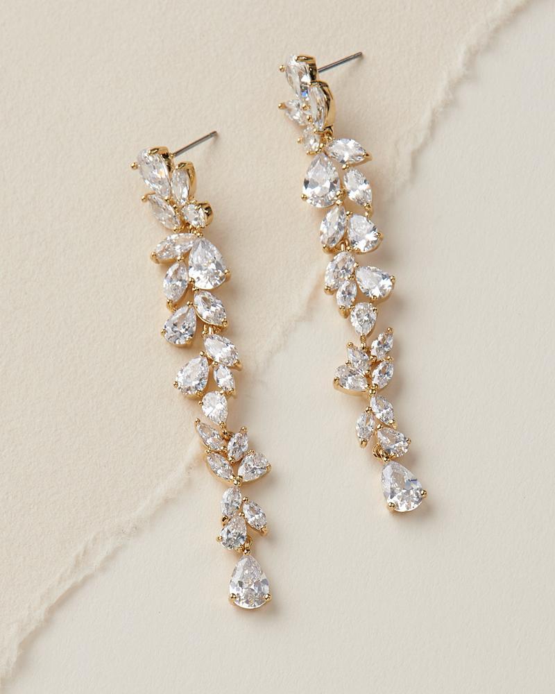 BOUCLES D OREILLES MARIÉE&lt;BR&gt;Anastasia Or