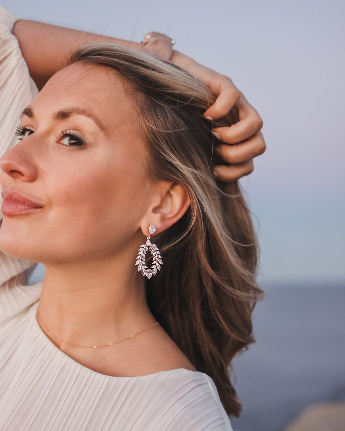 BOUCLES D OREILLES MARIÉE&lt;BR&gt;Janna