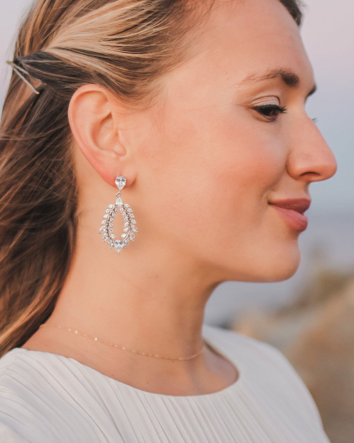 BOUCLES D OREILLES MARIÉE&lt;BR&gt;Janna