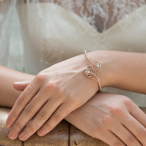 BRACELET MARIAGE CHAMPETRE<BR>Long Island Or rose - MP Paris