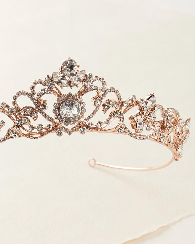 DIADEME DE MARIAGE&lt;BR&gt;Beth Or rose - MP Paris