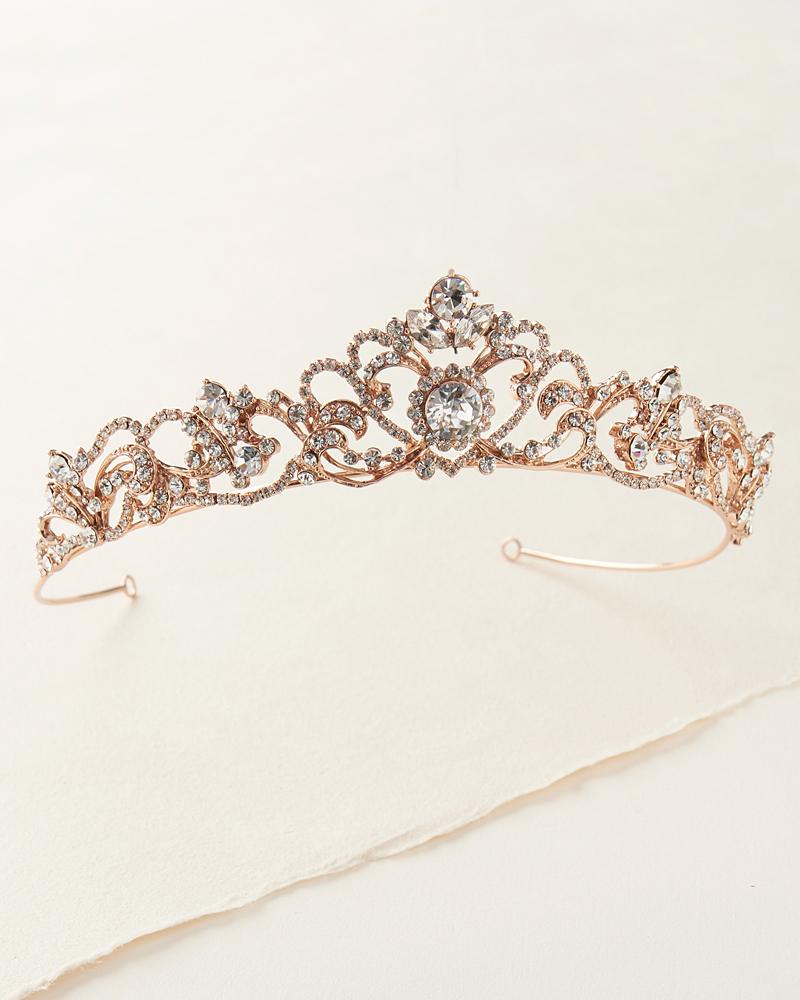 DIADEME DE MARIAGE&lt;BR&gt;Beth Or rose - MP Paris