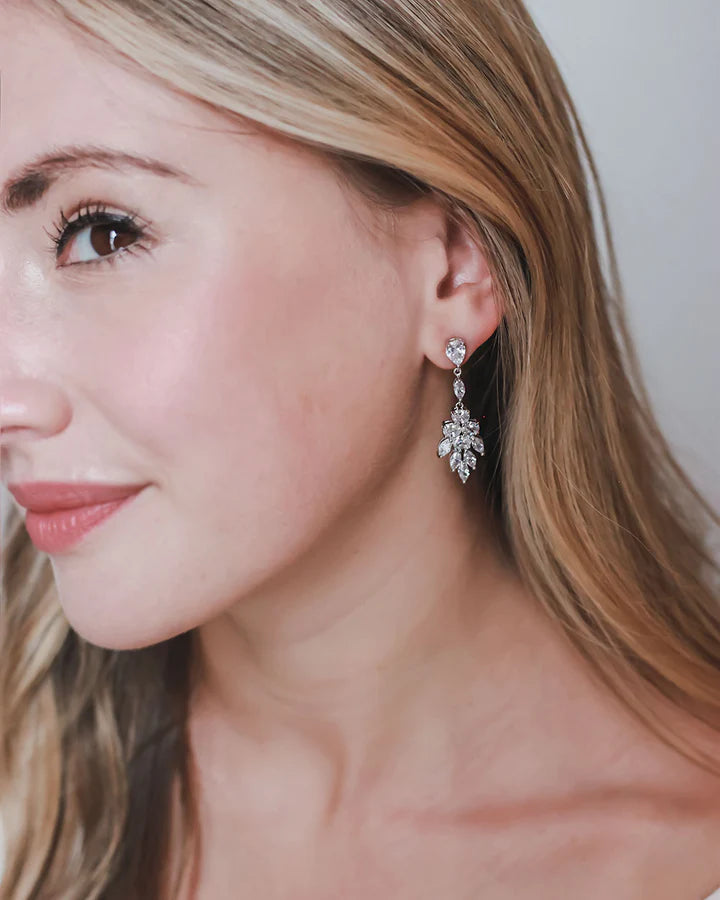 BOUCLES D OREILLES MARIÉE&lt;BR&gt;Beth Argent ou Rose gold