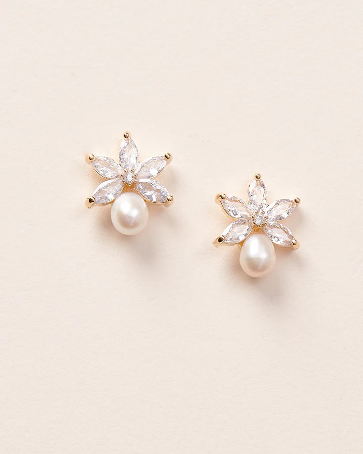 BOUCLES D OREILLES MARIÉE&lt;BR&gt;Naomi Or, rose gold ou argent