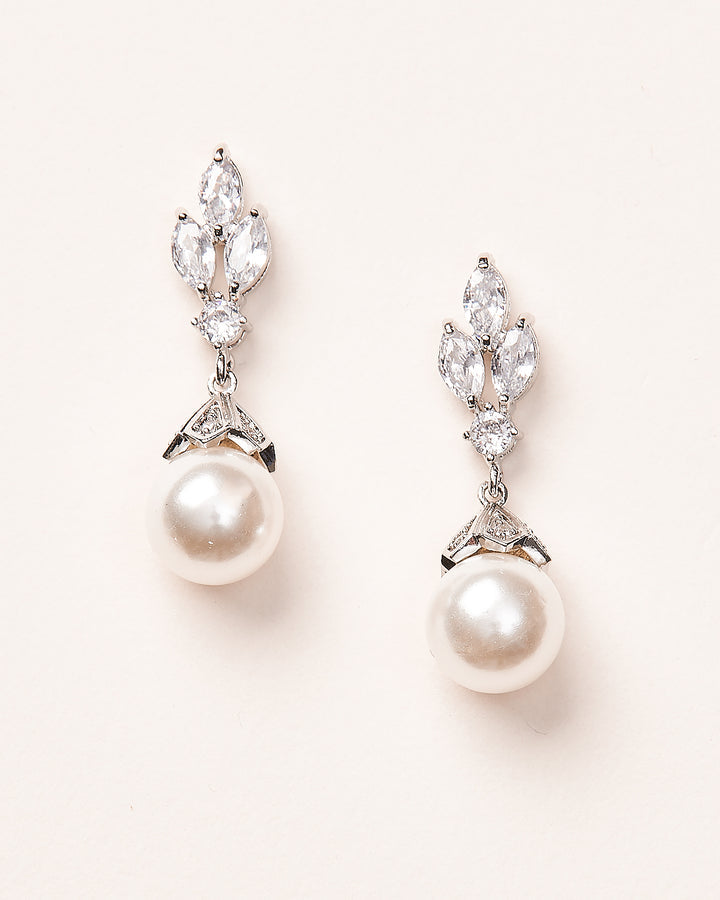 BOUCLES D OREILLES MARIÉE&lt;BR&gt;Bethany Argent ou rose gold