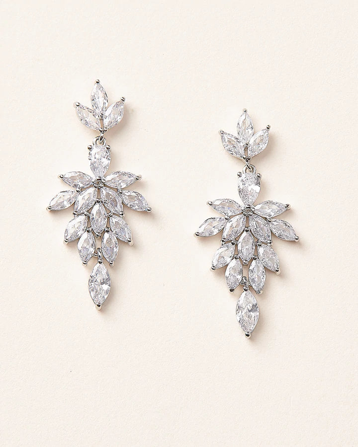 BOUCLES D OREILLES MARIÉE&lt;BR&gt;Rayna Argent ou Or rose
