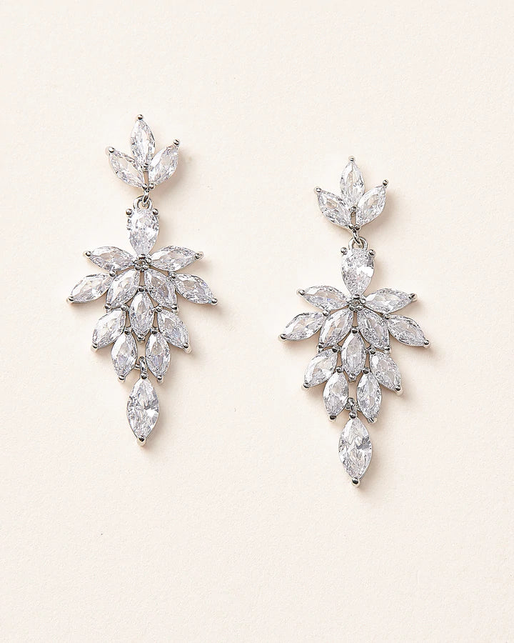 BOUCLES D OREILLES MARIÉE&lt;BR&gt;Rayna Argent ou Or rose