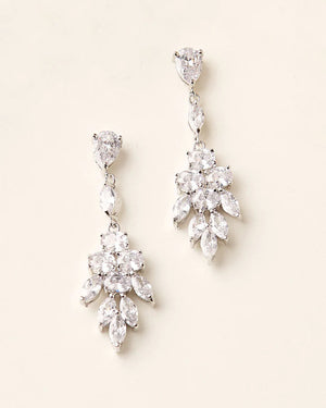 BOUCLES D OREILLES MARIÉE<BR>Beth Argent ou Rose gold