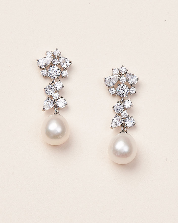 BOUCLES D OREILLES MARIÉE&lt;BR&gt;Silvia Or, rose gold ou argent