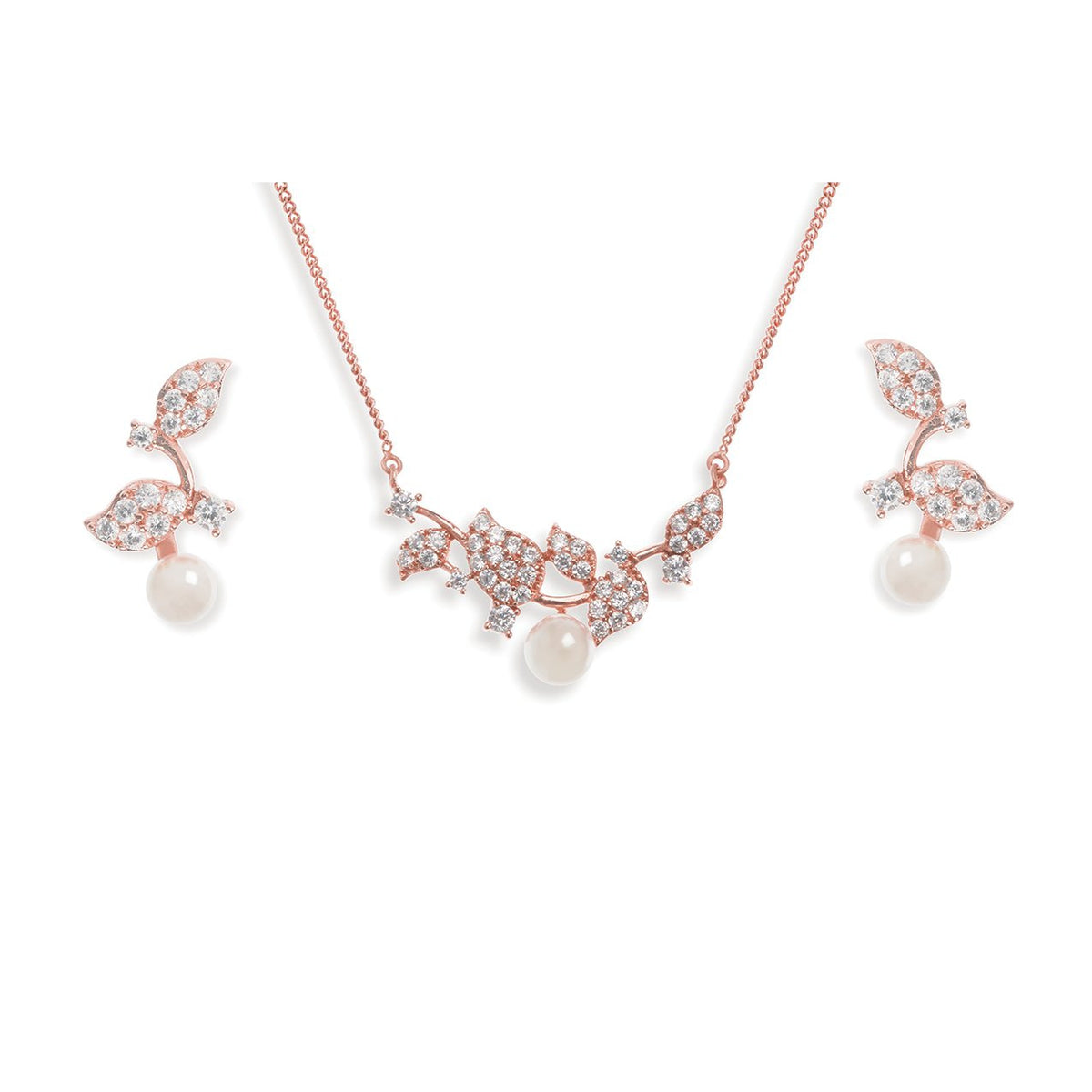 PARURE PERLE MARIAGE&lt;BR&gt;Aphrodite Or rose - MP Paris